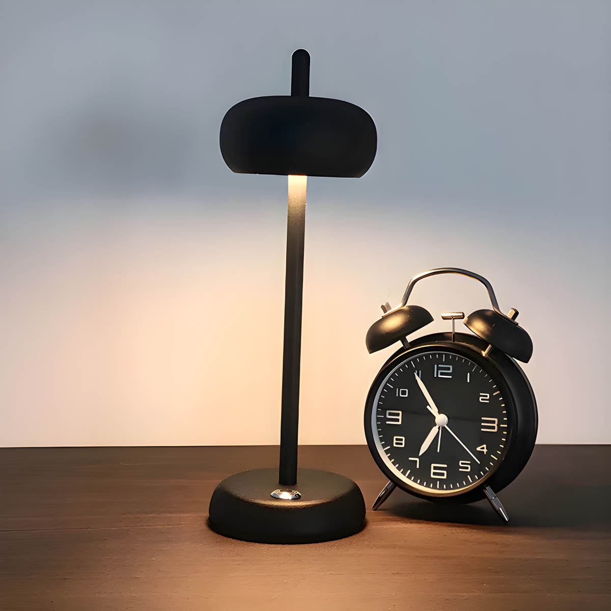 NovaGleam Minimalist Tischleuchte | Kabellos | LED-Licht | Dekoration für Zuhause