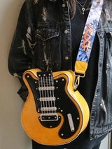 GuitarHero Vintage Retro Gitarren-Crossbody-Tasche | Rockiger Look | Modische Umhängetasche