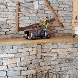 RustyTruck Vintage Pflanztopf | Nostalgischer Retro-Truck | Dekoratives Pflanzgefäß | Rustikales Gartendekor