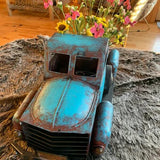 RustyTruck Vintage Pflanztopf | Nostalgischer Retro-Truck | Dekoratives Pflanzgefäß | Rustikales Gartendekor