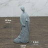 TranquilStone Buddha Figuren Set | Meditative Mönchs Statuen | Zen Garten Dekoration | Achtsamkeit & Feng Shui Deko für Zuhause