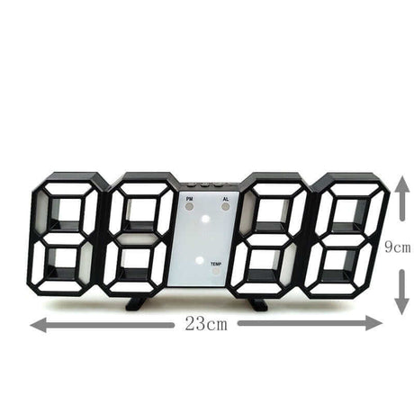 ChronoSync LED Digitaluhr | Multifunktionale Tisch- & Wanduhr | Modernes Design | Alarm & Temperaturanzeige