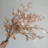 FloraLuna Künstlicher Lunaria-Zweig | Elegante Deko-Zweige für Zuhause | Hochwertige Kunstpflanze