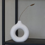 HaloArt Deko-Vase 2er-Set | Minimalistische Keramikvasen | Moderne Wohndekoration