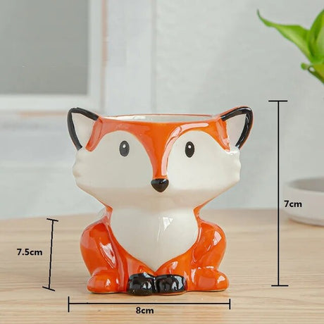 PetPot Mini Keramik-Tiertöpfe-Kollektion | Niedliche Pflanzgefäße | Deko für Zuhause und Büro