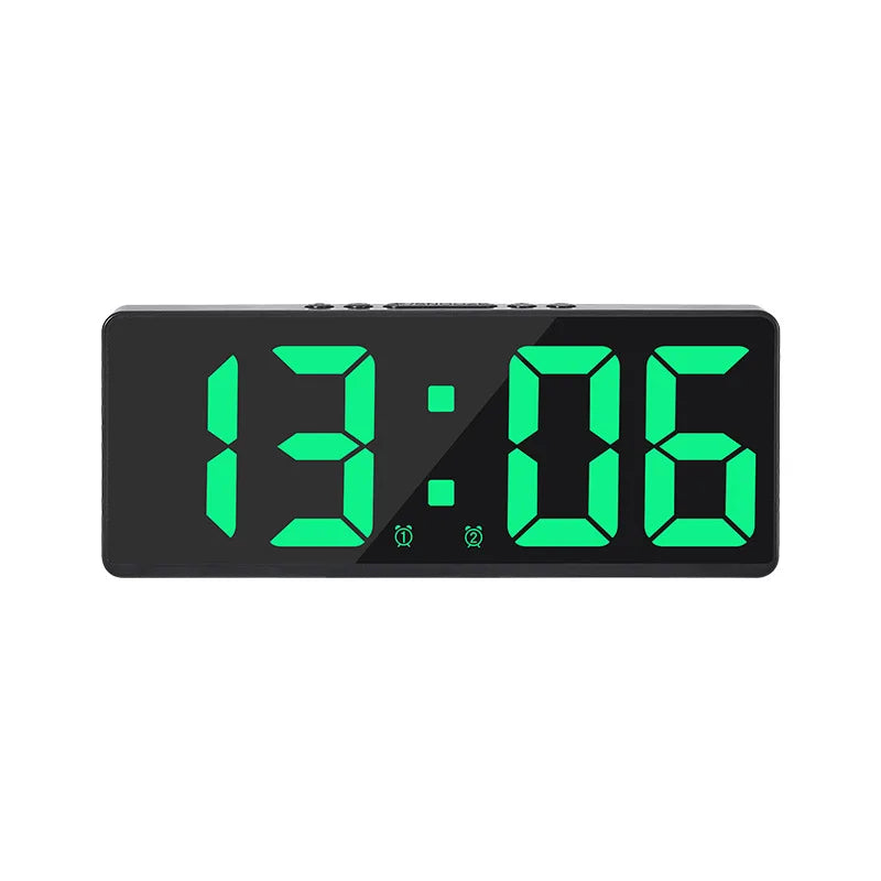 VoiceSnooze LED Wecker mit Sprachsteuerung | Stiller Nachtmodus | Modernes Design