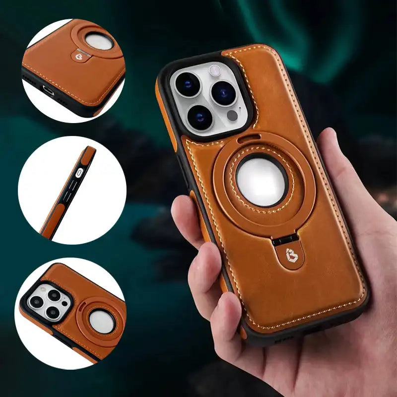 MagCase Pro™ Magnetische iPhone-Hülle mit unsichtbarem Ringständer | Stoßfest | Elegantes Design | 360° Schutz