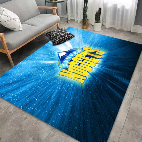 CourtComfort Rutschfester Küchenläufer | Waschbare Basketball-NBA Fußmatte | Teppich für Bad, Wohnzimmer & Flur