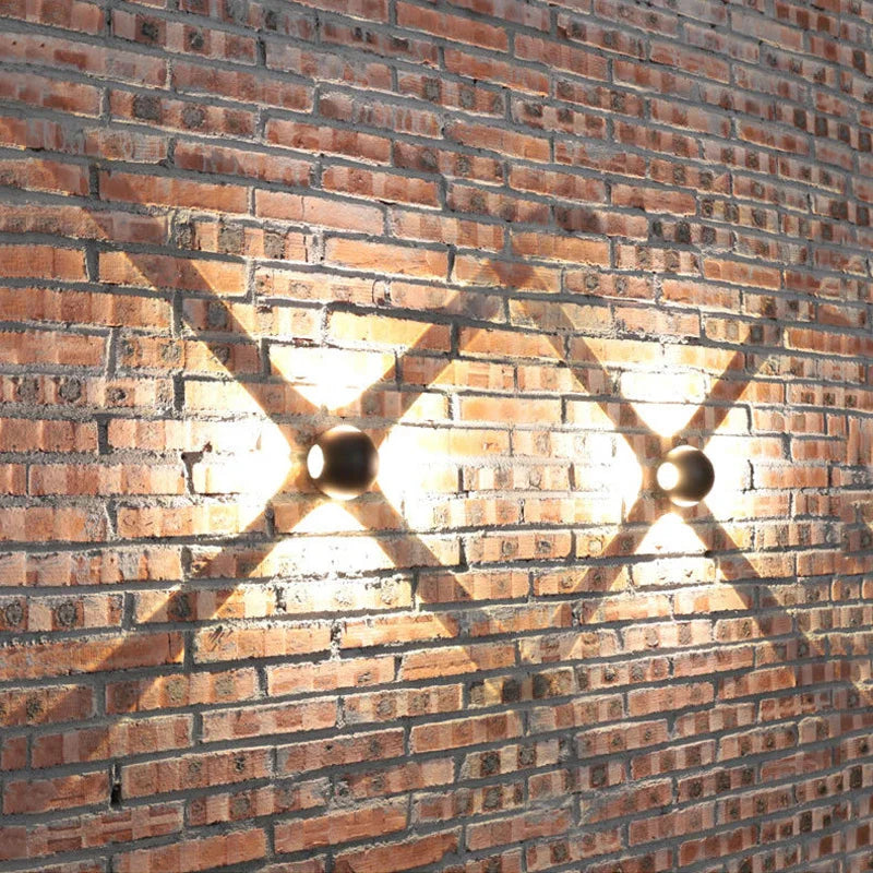 OrbLuxe Aluminium Kugelform Wandleuchte | LED Beleuchtung | Modernes Design | Dimmbar | Wanddeko