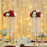 Florevia Metall Blumenständer & Kerzenhalter | Hochzeit Mittelstück | Blumenregal & Deko für Veranstaltungen | Elegante Tischdeko
