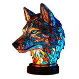 CrystalGlow 3D LED Glaslampe | Tierisches Design | Dekorative Tischleuchte | Stimmungslicht für Zuhause