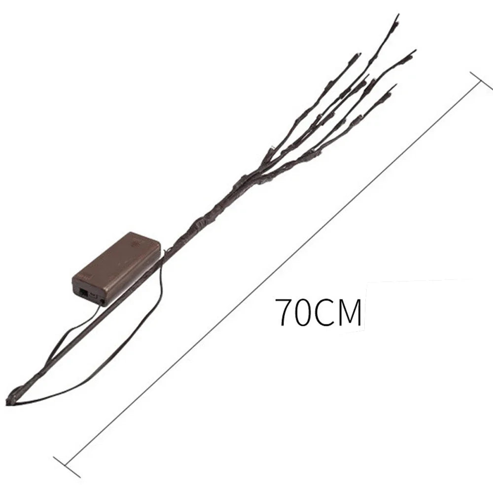 GlowTree LED Zweiglicht | Stimmungsvolles Dekolicht | Flexibel & Kabellos | Natürliche Deko für Zuhause