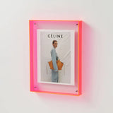 FrameLuxe Doppelseitiger Acrylfoto-Rahmen | Transparent & Modern | Magnetisch | Ideal für Zuhause & Büro