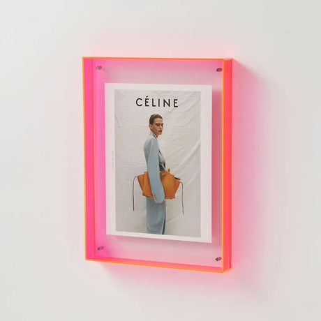 FrameLuxe Doppelseitiger Acrylfoto-Rahmen | Transparent & Modern | Magnetisch | Ideal für Zuhause & Büro