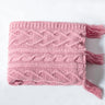 HeartKnit Kuscheldecke aus Chenille | Strickdesign | Für Bett & Sofa | Weich & Gemütlich