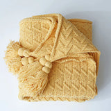 HeartKnit Kuscheldecke aus Chenille | Strickdesign | Für Bett & Sofa | Weich & Gemütlich