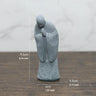 TranquilStone Buddha Figuren Set | Meditative Mönchs Statuen | Zen Garten Dekoration | Achtsamkeit & Feng Shui Deko für Zuhause