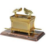 CovenantCraft Replik der Bundeslade | Vergoldete Statue mit Inhalt | Metallhandwerk Ornament für Wohnzimmer & Zuhause