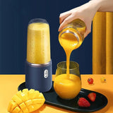 JuiceMate Tragbarer Entsafter | Kompakter Mixer | Frische Säfte überall | Sportbecher inklusive
