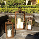 LanternaLuxe Kerzenlaternen 3er-Set | Outdoor Laternen für Garten & Terrasse | Elegantes Design | Windlicht