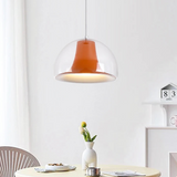 Glasya Halbkreisförmige Quallen Glas Pendelleuchte | Elegante Beleuchtung | Modernes Design | Deko für Zuhause