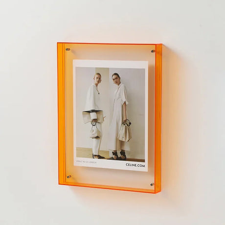 FrameLuxe Doppelseitiger Acrylfoto-Rahmen | Transparent & Modern | Magnetisch | Ideal für Zuhause & Büro