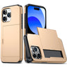 LuxShield iPhone-Hülle mit Kartenhalter | Schlankes Design | Kartenaufbewahrung | Schutz & Stil