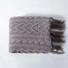 HeartKnit Kuscheldecke aus Chenille | Strickdesign | Für Bett & Sofa | Weich & Gemütlich