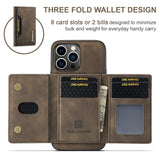 FlexiCover 2-in-1 iPhone-Hülle mit Abnehmbarer Brieftasche | Schützt & Organisiert | Hochwertiges Design
