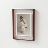 FrameLuxe Doppelseitiger Acrylfoto-Rahmen | Transparent & Modern | Magnetisch | Ideal für Zuhause & Büro