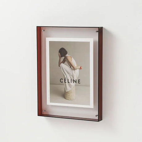 FrameLuxe Doppelseitiger Acrylfoto-Rahmen | Transparent & Modern | Magnetisch | Ideal für Zuhause & Büro