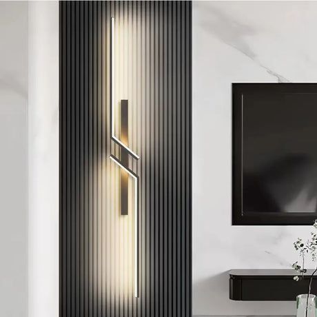 LumiWall Moderne LED Wandleuchte | Stilvolles Design | Dimmbares Licht | Für Wohnzimmer & Schlafzimmer