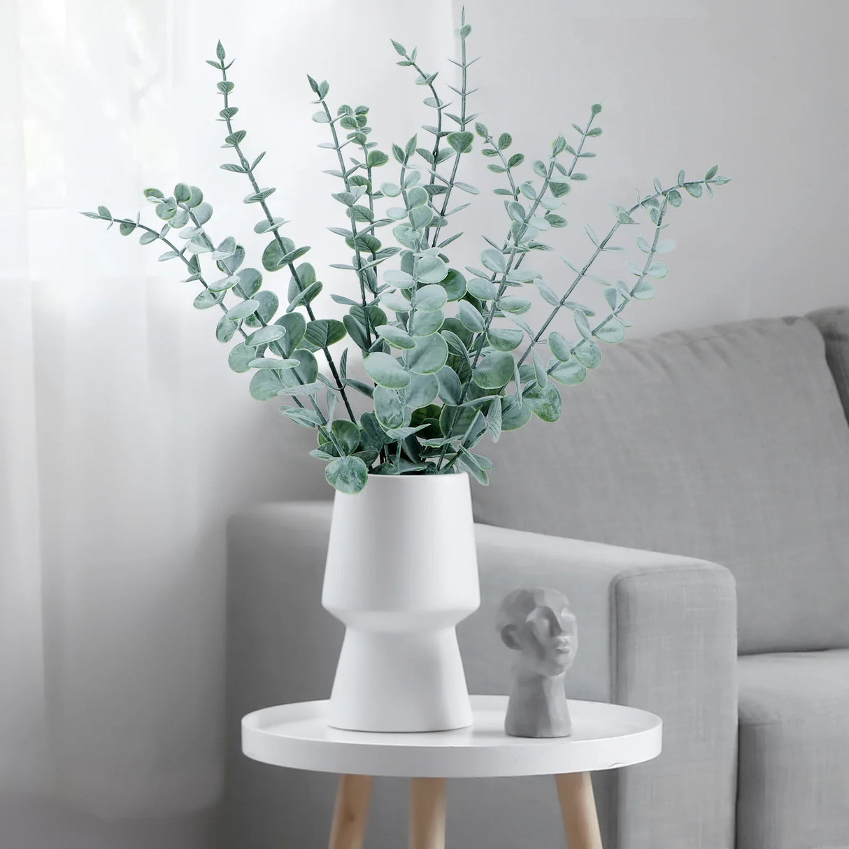 EverLeaf Künstliche Eukalyptus-Zweige | Realistische Deko-Zweige | Langlebige Pflanzen-Optik | Perfekt für Zuhause & Events