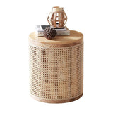 EcoHaven Holz Beistelltisch mit Stauraum | Stilvoller und Funktionaler Wohnzimmertisch | Skandinavisches Design