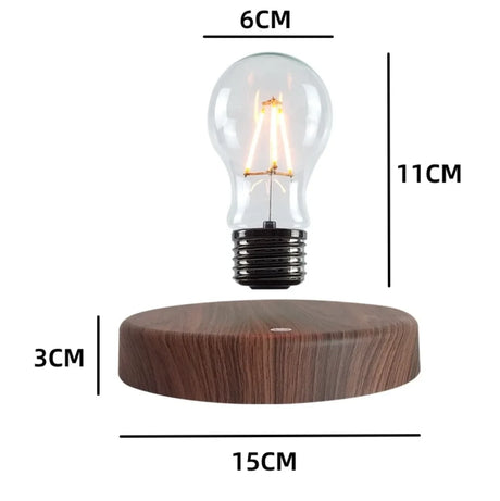 LumoFloat Schwebende LED Glühbirne | Magnetische Tischlampe | Modernes Design | Dekoratives Highlight