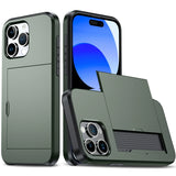 LuxShield iPhone-Hülle mit Kartenhalter | Schlankes Design | Kartenaufbewahrung | Schutz & Stil