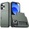 LuxShield iPhone-Hülle mit Kartenhalter | Schlankes Design | Kartenaufbewahrung | Schutz & Stil