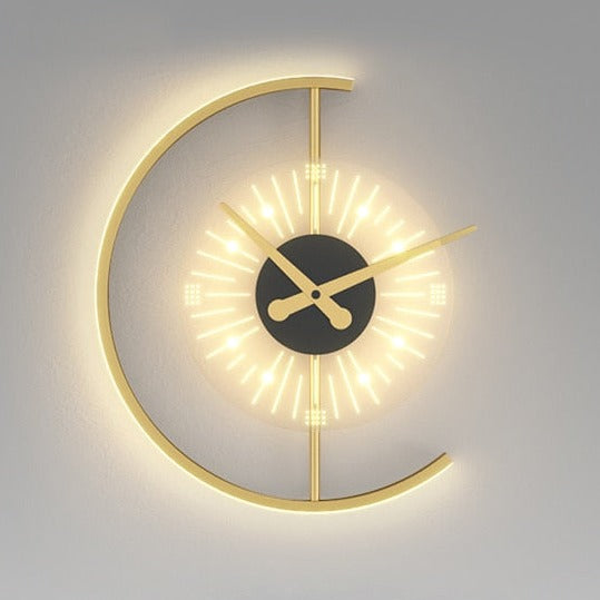 ChronoBright LED Minimaluhr | Digital | Modernes Design | Tisch- und Wandmontage