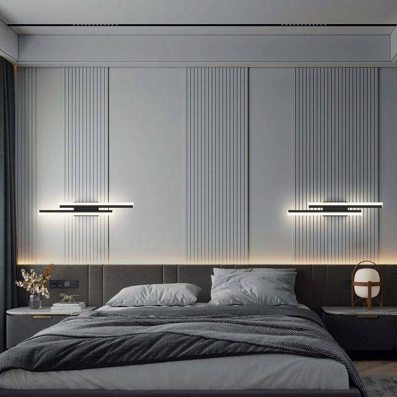 LumiStrip Moderne LED Wandlampe | Minimalistisches Design | Längliches Streifenlicht | Dimmbar & Energieeffizient