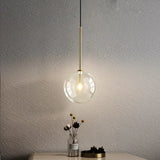 VioraGlobe Nordic Glas Pendelleuchte | Kugelform | Elegantes Design | Perfekt für Esszimmer & Wohnzimmer