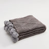 HeartKnit Kuscheldecke aus Chenille | Strickdesign | Für Bett & Sofa | Weich & Gemütlich