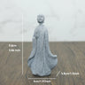 TranquilStone Buddha Figuren Set | Meditative Mönchs Statuen | Zen Garten Dekoration | Achtsamkeit & Feng Shui Deko für Zuhause