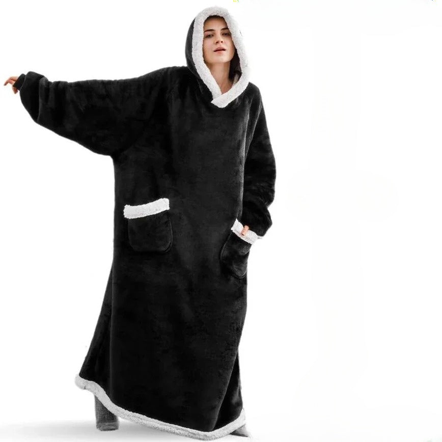 PlushWrap Riesiger Fleece-Pullover | Gemütlich & Warm | Perfekt für Zuhause & Outdoor | In vielen Farben erhältlich