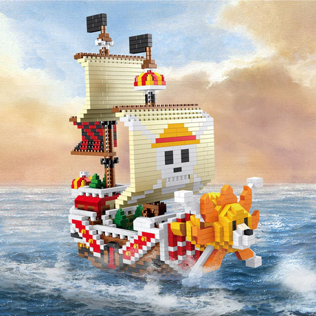 ShipMaster DIY Piratenschiff Bausteine | Spielzeug für Kinder | Bildungsspielzeug & Dekoration | Geschenkidee