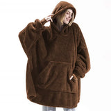 SnugCover Fleece-Deckenpullover | Kuschelig & Bequem | Perfekt für Zuhause & Unterwegs | In vielen Farben erhältlich