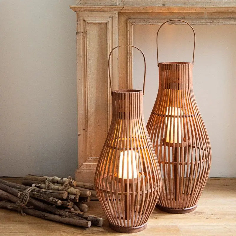 LumaCrest LED Bodenlaterne | Flammenlose Standlaterne | Moderne Deko | Elegante Beleuchtung