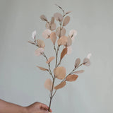 FloraLuna Künstlicher Lunaria-Zweig | Elegante Deko-Zweige für Zuhause | Hochwertige Kunstpflanze