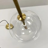 VioraGlobe Nordic Glas Pendelleuchte | Kugelform | Elegantes Design | Perfekt für Esszimmer & Wohnzimmer