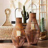 LumaCrest LED Bodenlaterne | Flammenlose Standlaterne | Moderne Deko | Elegante Beleuchtung