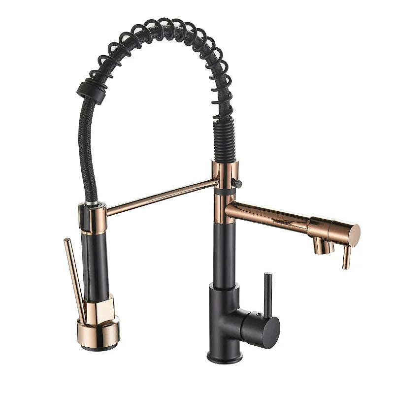FlowSelect Wasserhahn mit Doppel-Auslauf | Modernes Design | Multifunktionaler Küchenarmatur | Hochwertige Materialien